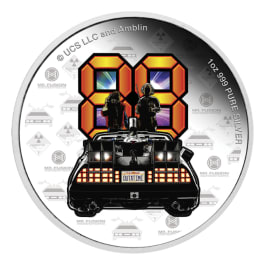 2025 1oz Niue Back to the Future 40th anniversary .999
