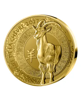 2026 法國農曆生肖馬年.999精鑄金幣1/4盎司