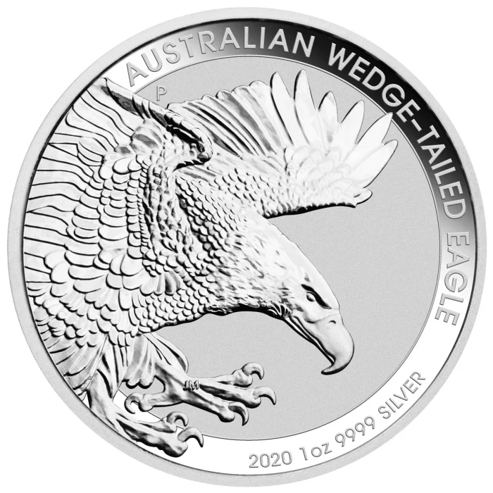 パネライ 希少 Tailed Wedge Australia 1oz 2020 Eagle .9990 Relief High コレクション