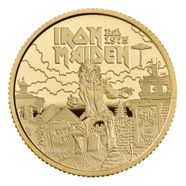 最新 ミュージックレジェンド 2025 イギリス 金貨 アイアンメイデン 最新 ミュージックレジェンド 2025 イギリス 金貨 アイアン