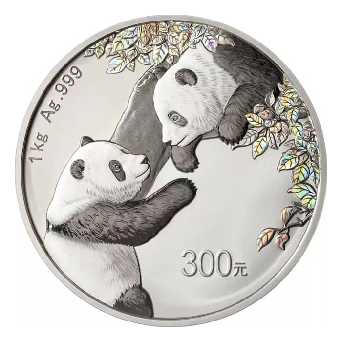 2023 1kg China Panda 999 Silver Proof Coin