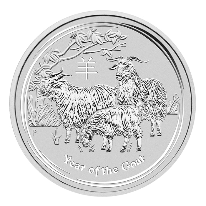 2015 澳洲農曆生肖系列II - 羊年.999銀幣1公斤