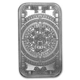 シルバーチャンス　カード　チャンスカード　① 1 oz Golden State Mint Aztec Calendar .999 Silver Bar