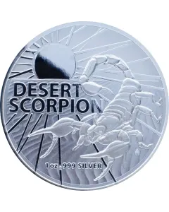 2022 1 oz Australia's Most Dangerous - Desert Scorpion 999 Silver BU Coin