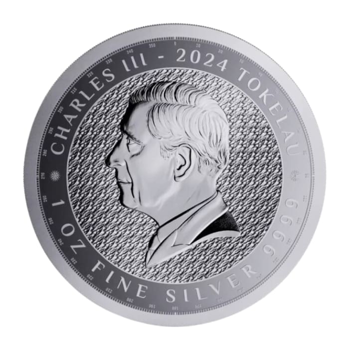 2024 托克勞地球.9999銀幣1盎司