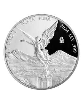 2024 1/4 oz Mexico Libertad .999 Silver Proof Coin