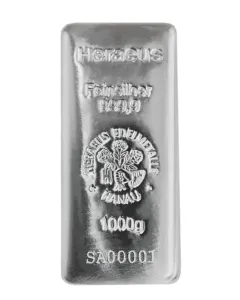 Buy Heraeus Silver Bullion Bars in Singapore | LPM
