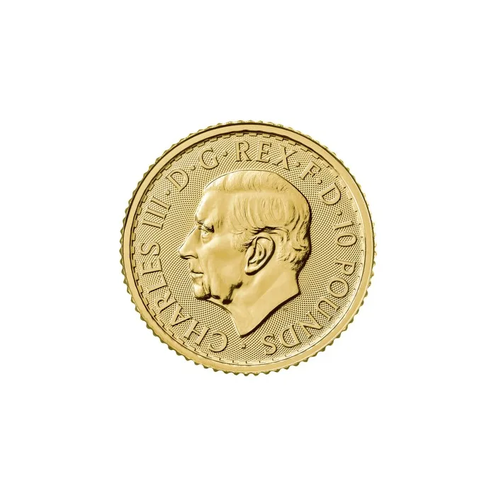 2023 英國不列顛女神.9999金幣1/10盎司(英王查理斯三世肖像)