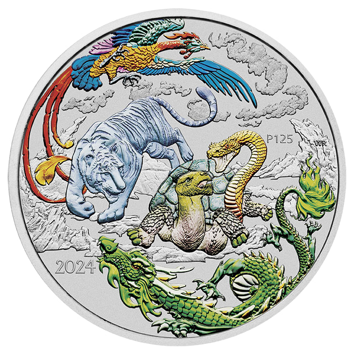 2024 1oz Australia Chinese Myths and Legends - Four