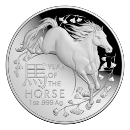 2026 澳洲農曆生肖系列- 馬年.9999拱形精鑄銀幣1盎司