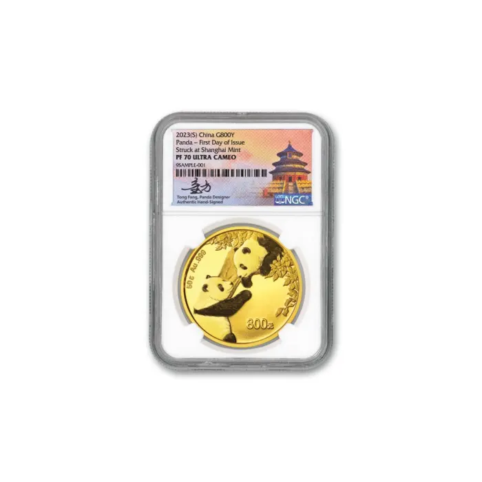 2023 50g China Panda .999 Gold Proof Coin (NGC PF70 FDI with
