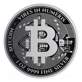 2024 1oz Niue Bitcoin 9999 Silver BU Coin