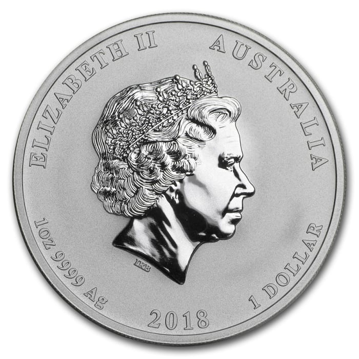 2018 1 oz Australia Dragon and Tiger .9999 Silver Coin BU 2018 1 oz Australia Dragon and Tiger .9999 Silver Coin BU