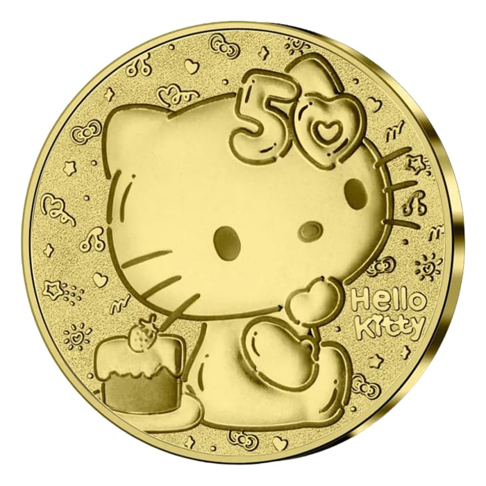 2024 法國生日Hello Kitty .999精鑄金幣0.5克