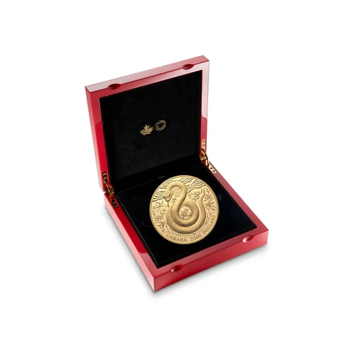 2025 1Kg Canada Lunar Year of the Snake .9999 Gold Proof Coin 2025 1Kg Canada Lunar Year of the Snake .9999 Gold Proof Coin