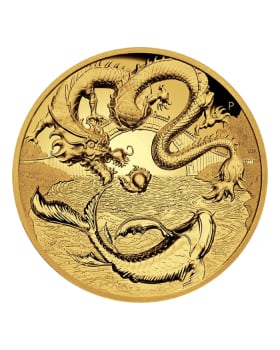 2024 1oz Australia Chinese Myths and Legends - Red Dragon