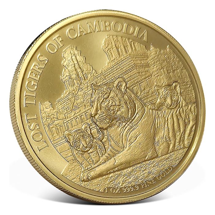 純金99.9％】美品 金箔精品 永久記念 栄成市人民政府 香港龍虎