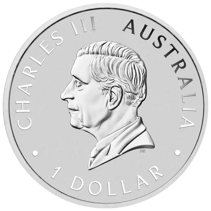 2025 1 oz Australia Emu .9999 Silver Coloured Coin