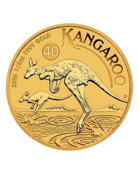 2026 1/2oz Australia Kangaroo .9999 Gold BU Coin