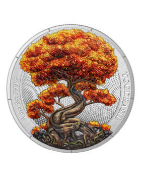 2025 1oz Mythical Forest: Yggdrasil Winter .9999 Silver