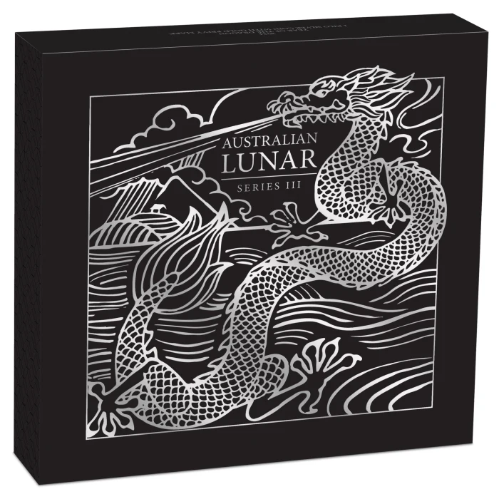 2024 1Kg Australia Lunar Series III- Year of the Dragon