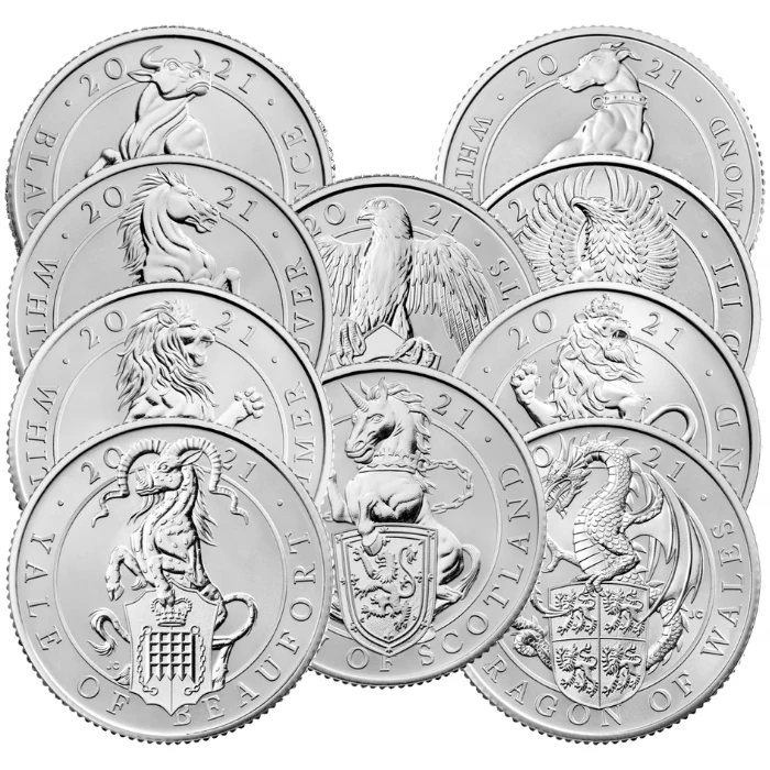 2021 1/4oz Great Britain Queen's Beasts Completer .999
