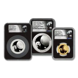 2022 China Moon Festival Panda Gold and Silver Proof Medal 3