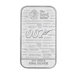 007『ノータイムトゥーダイ 』 1oz シルバー イギリス 2020 1 oz Great Britain James Bond 007 - No Time To Die
