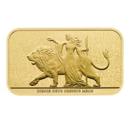 2024 1 oz Great Britain Una and the Lion .9999 Gold BU Bar