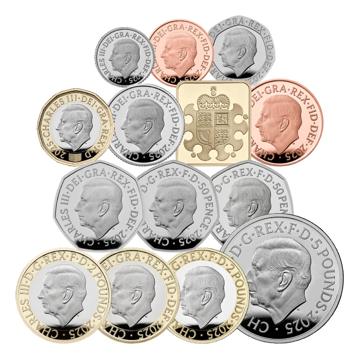 2025 Great Britain Base Proof Coin Set