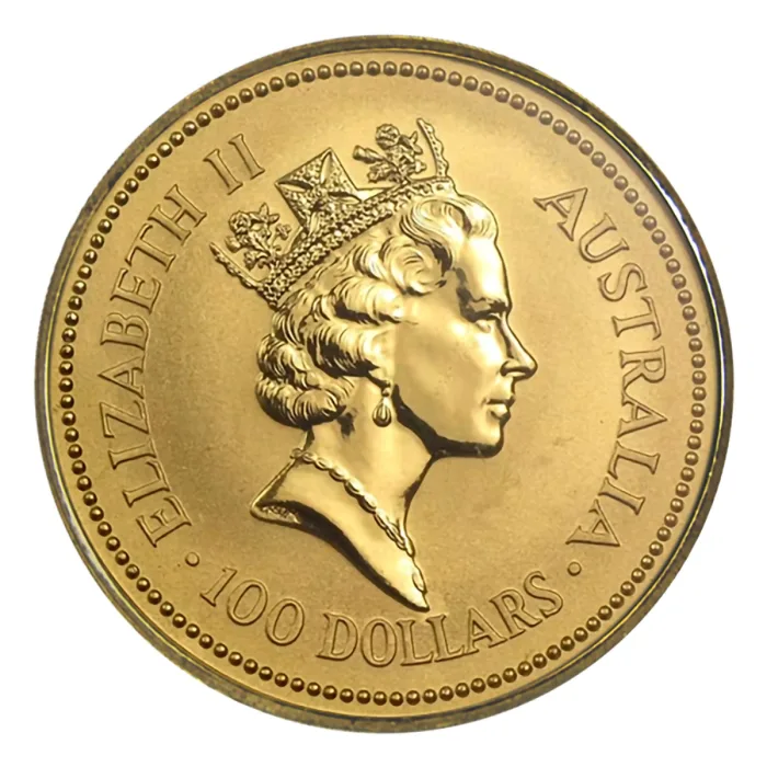 1990 1 oz Australia Kangaroo .9999 Gold Coin