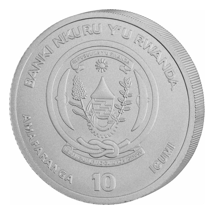 2025 1/12oz Rwanda Nautical Ounce - HMS Victory .999 Silver