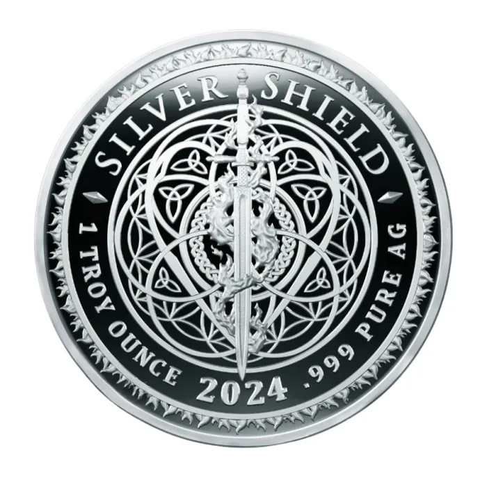 2024 1 oz The Eye .999 Silver Shield Proof Round MiniMintage 2024 1 oz The Eye .999 Silver Shield Proof Round MiniMintage