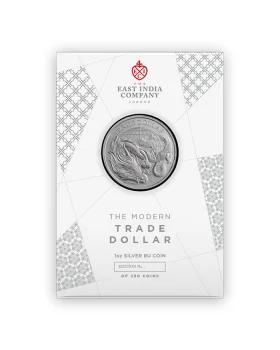 その他 2021 CHINESE TRADE DOLLAR SILVER PR  COI 2021 1 oz St Helena Modern Chinese Trade Dollar .999 Silver