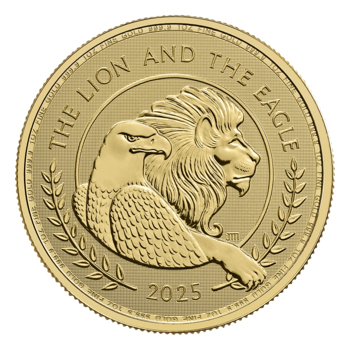 大平龍一 SOFVIPPLE Saint Gold 金 ED25 2025_RoyalMint_Lion-Eagle_1oz-