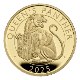 ラシュトン　ラベンダー　牛 Tudor Beast Queen's Panther coin | 1/4oz Gold Coin