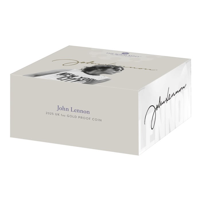 2025 1oz Great Britain Music Legends - John Lennon .9999 Gold
