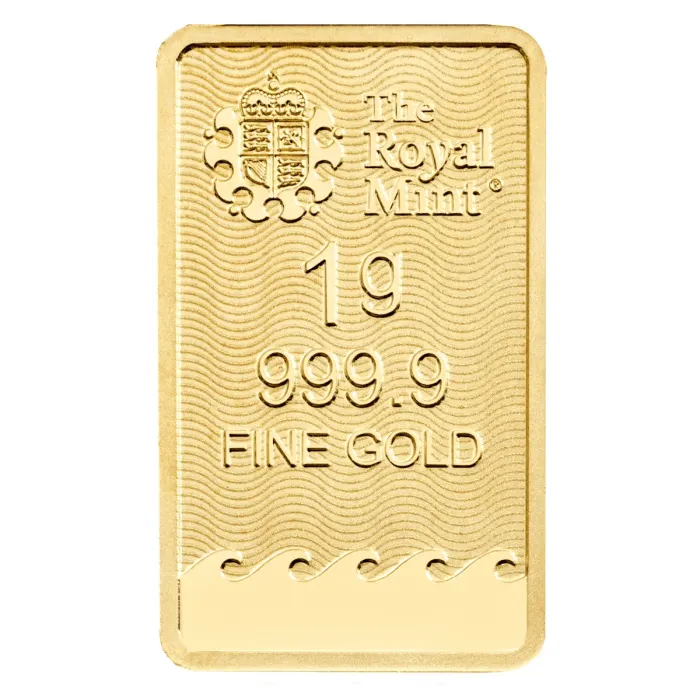 1 gram The Royal Mint - Britannia Best Wishes .9999 Gold Bar