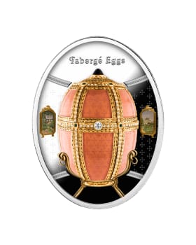 2025 16.81g Niue Faberge Eggs Series - Rocaille Egg .999 Silver