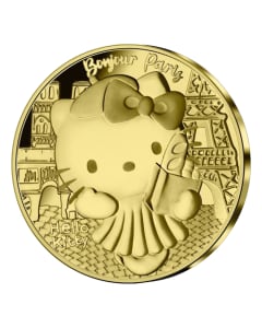 2024 1/4oz France Hello Kitty .999 Gold Proof Coin