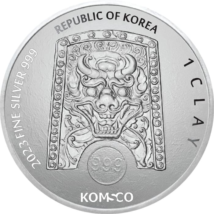 2023 1 oz South Korean ZI:SIN Lepus .999 Silver BU