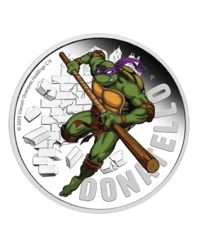 2025 1oz Tuvalu Teenage Mutant - Ninja Turtles - Raphael