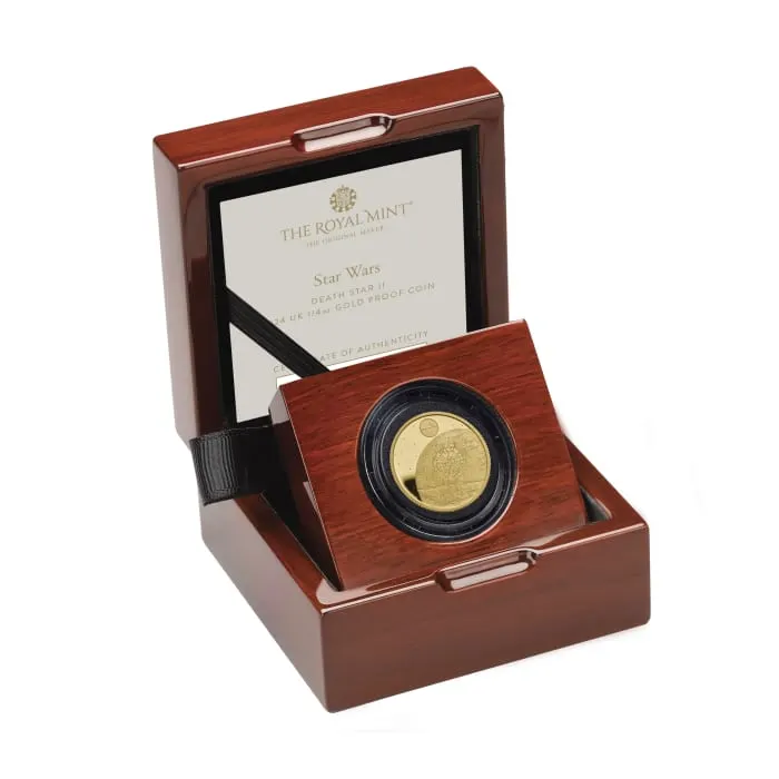 2024 1/4oz Great Britain Star Wars -Death Star II .9999 Gold
