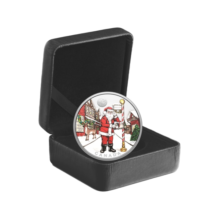 2025 1 oz Canada Dear Santa .9999 Silver Coloured Proof Coin