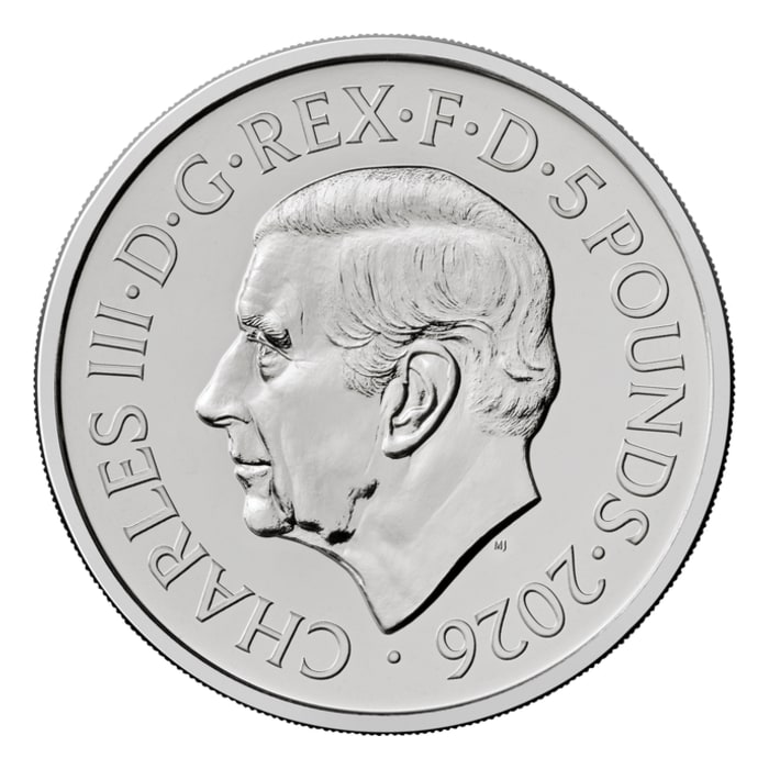 2026 英國英女王伊莉莎白二世- 首枚肖像銅鎳幣28.28克