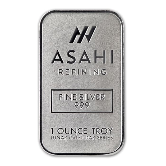 2024 1 oz Asahi Lunar Dragon .999 Silver Bar