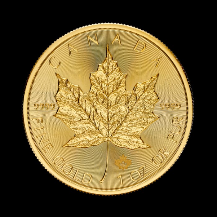 2025 1 oz Canada Maple Leaf .9999 Gold BU Coin