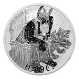 2021 1 oz Tuvalu Gods of Olympus - Hades .9999 Silver BU Coin
