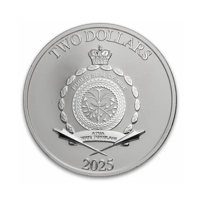 2025 紐埃漫威- 美國隊長大戰魁隆.999銀幣1盎司