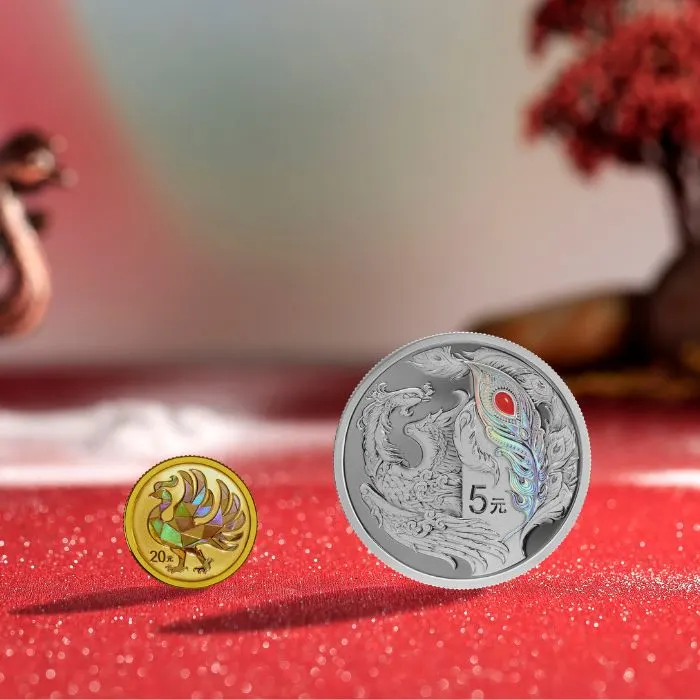 2023 China Auspicious Beasts .999 Gold and Silver Proof 8 2023 China Auspicious Beasts .999 Gold and Silver Proof 8